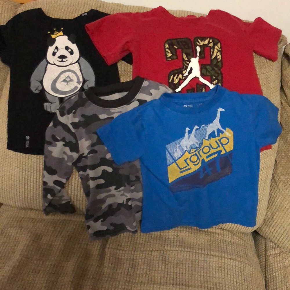 By dale of 4 3T boys tee shirts